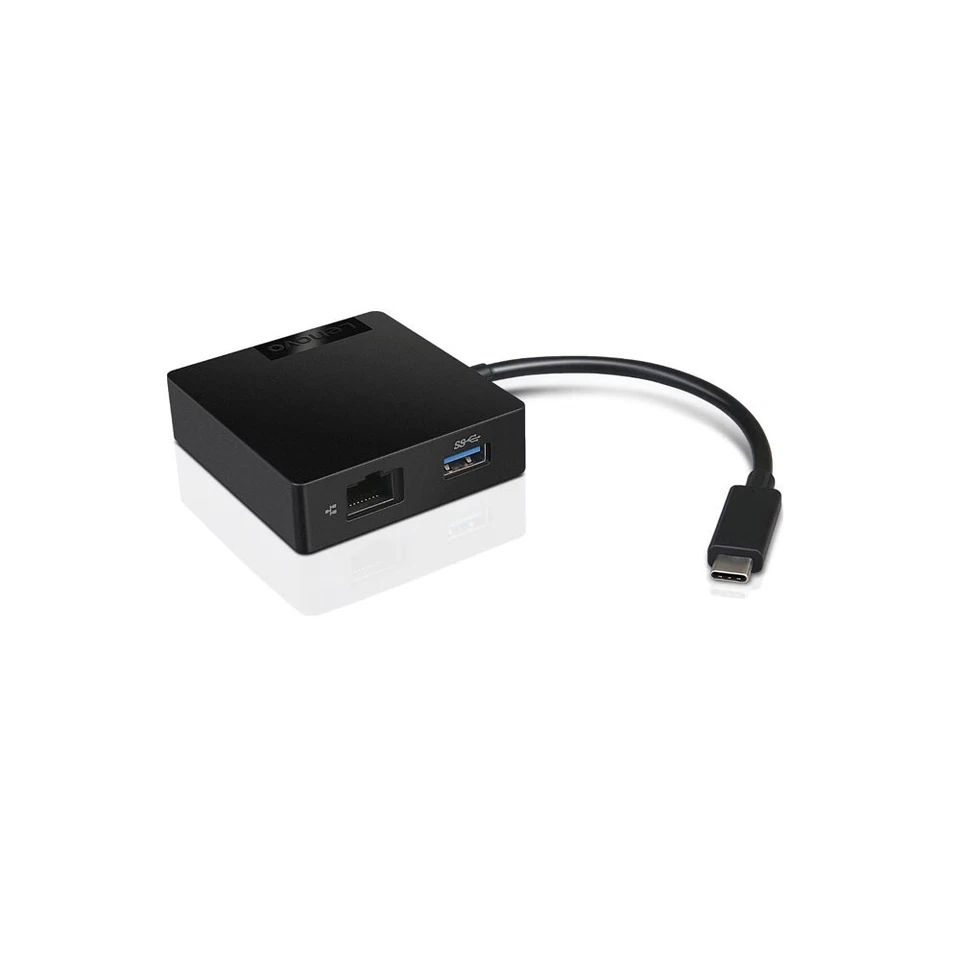 Lenovo USB-C Travel Hub 4X90M60789 HDMI, VGA, USB, USB 3.2, RJ45 (mk) - Bild 2 von 2