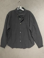 Flint And Tinder Mens Shirt button up Size Medium Long sleeve Adult Cotton