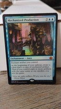 MECHANIZED PRODUCTION Magic Gathering MTG Enchantment FOIL 2017 Trading Card 038