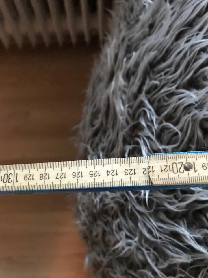 Original FatSak (vetsak) Sitzsack Flokati grau Large - Bild 4 von 4