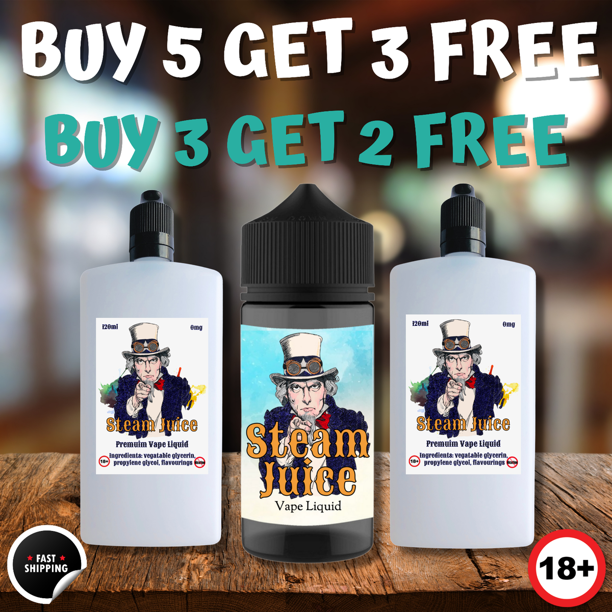 propylene glycol free vape juice RAZ LTX 25000 main image 1