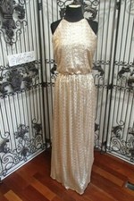 3082 - BILL LEVKOFF SZ 12 GOLD 1258 242.00 PROOM FORMAL BRIDESMAIDS GOWN
