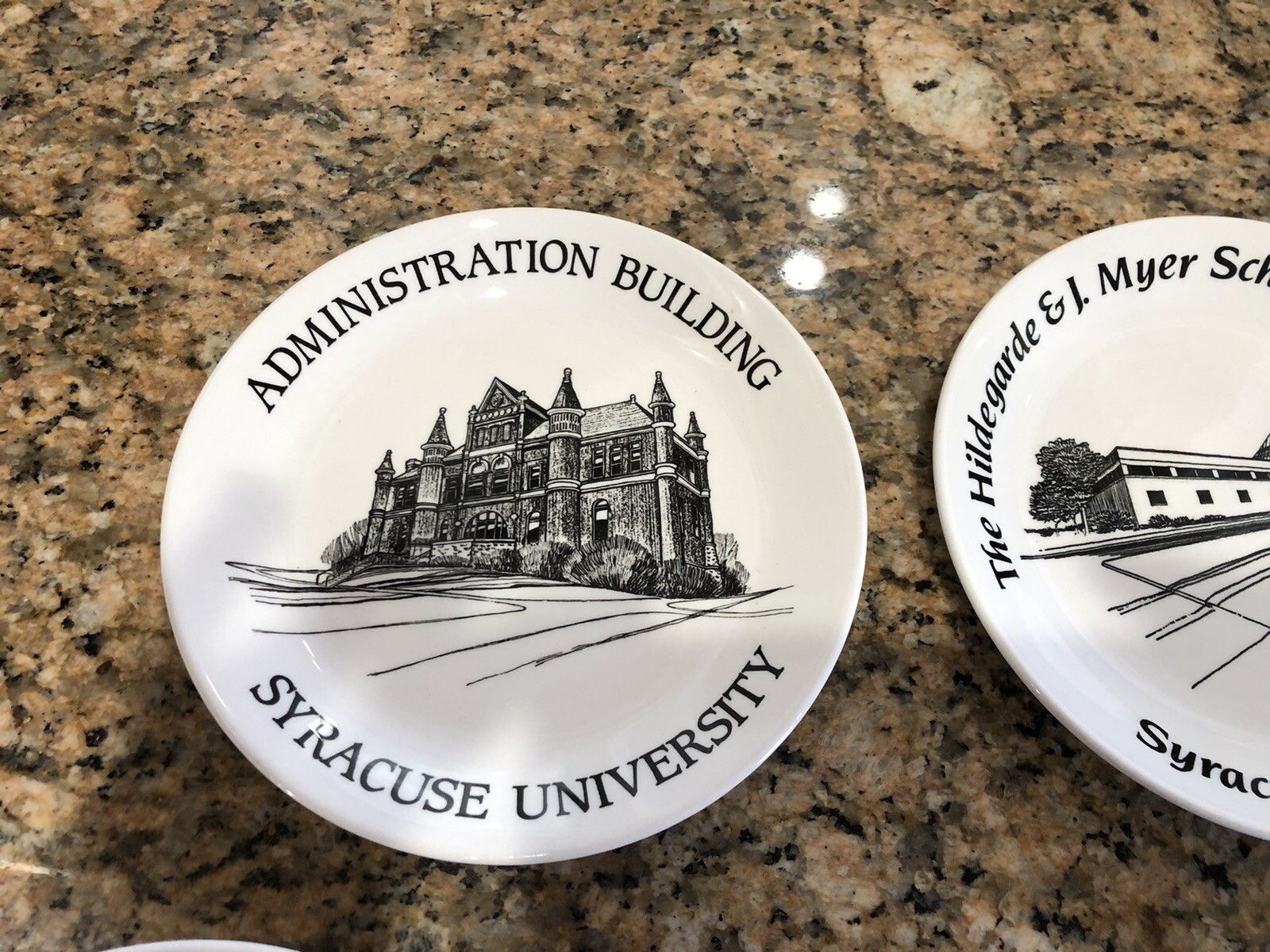 4 Vintage Syracuse University Plates Syracuse China Syralite Plates eBay