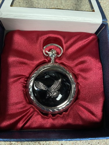 Hachette Quartz Pocket Watch, Eagle,