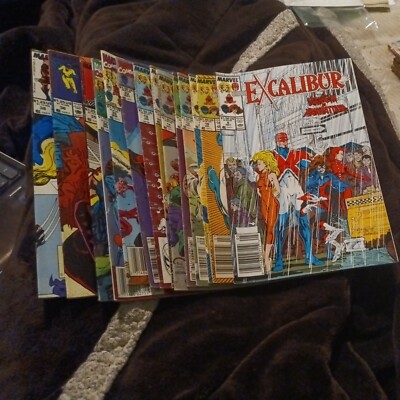 Excalibur Comics 14 Issue Lot Run Set Collection X-Men Marvel nightcrawler Megan