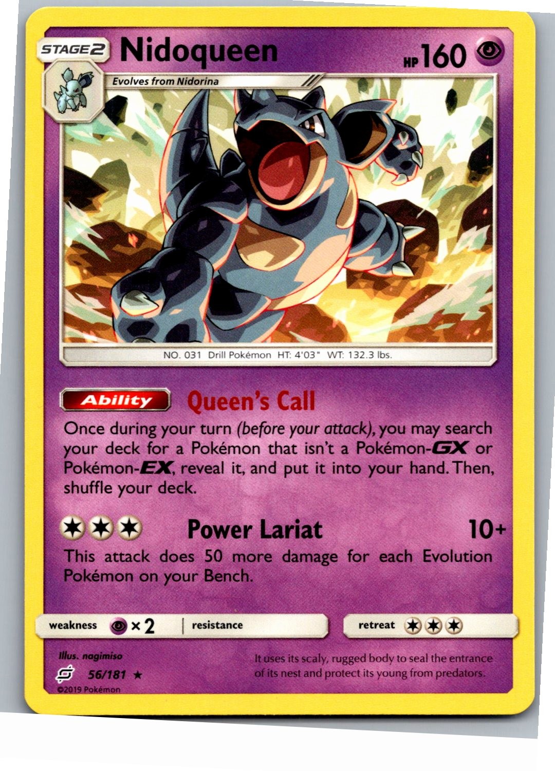 Nidoqueen Rare SM - Team Up 56/181