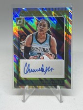 2025 Donruss WNBA Chennedy Carter Signature Series Holo Laser Auto #SS-CC Sky
