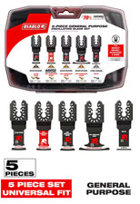 New Diablo DOU5SPC 5 Piece Universal Fit General Purpose Oscillating Blade Set