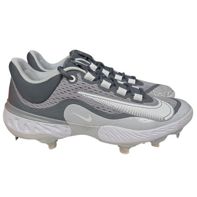 Nike Alpha Huarache Elite 4 Low Baseball Cleats Mens 8 Gray  display picture 2