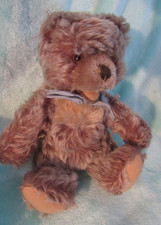 VINTAGE MOHAIR TEDDY BEAR CUTE GERMAN STEIFF ZOTTY SCHUCO HERMANN OPEN MOUTH 8"
