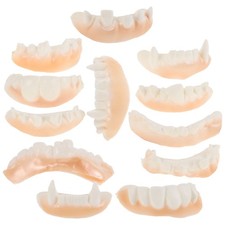 12 Pcs Halloween Party Dentures Teeth Fangs Decoration for Cosplay
