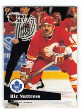 Ric Nattress 1991 Calgary Flames Card