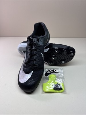 Nike Zoom Rival Sprinter Track Spikes Mens Size 5.5 Black Silver DC8753-001 New