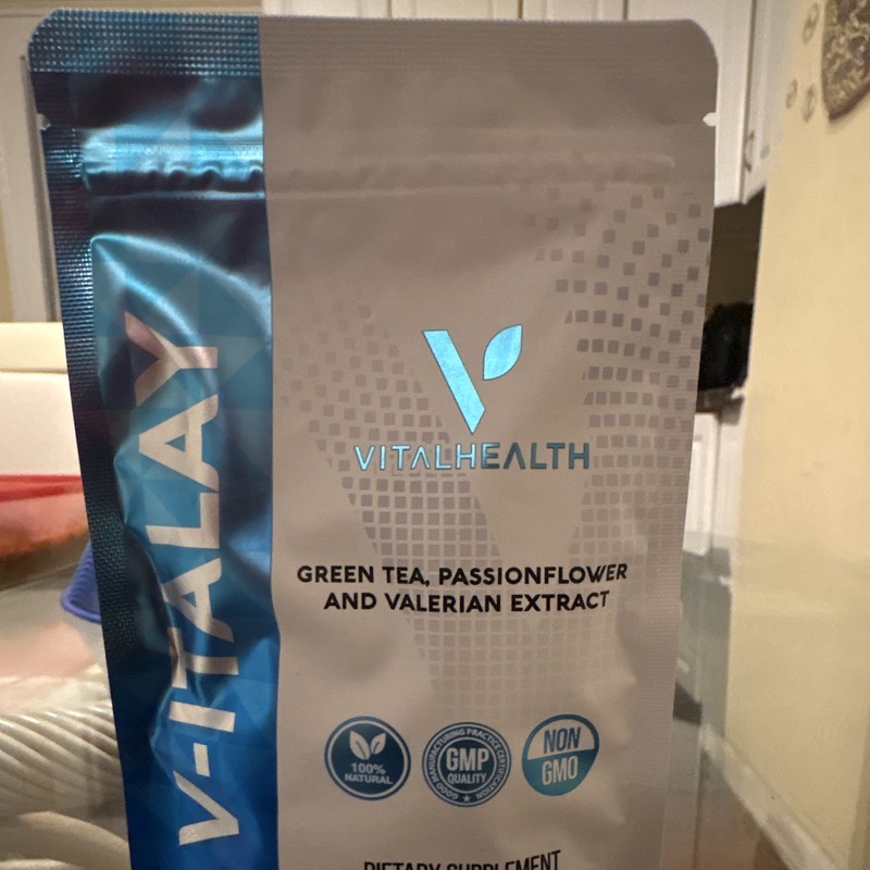 Vital Health Green Tea Passionflower & Valerian Capsules Non-GMO