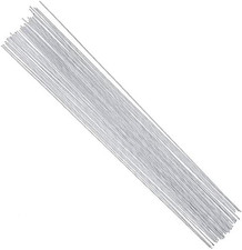 26 Gauge White Floral Wires 16 Inch Stem Wires for Florist Crafts Making 100 Pac