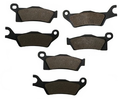 Front Rear Severe Duty Brake Pads 2013 for Can-Am Outlander MAX 1000 XT XT-P DPS