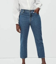 NWT Everlane The Curvy 90s Cheeky Straight Leg Jeans High Rise Organic Cotton 27