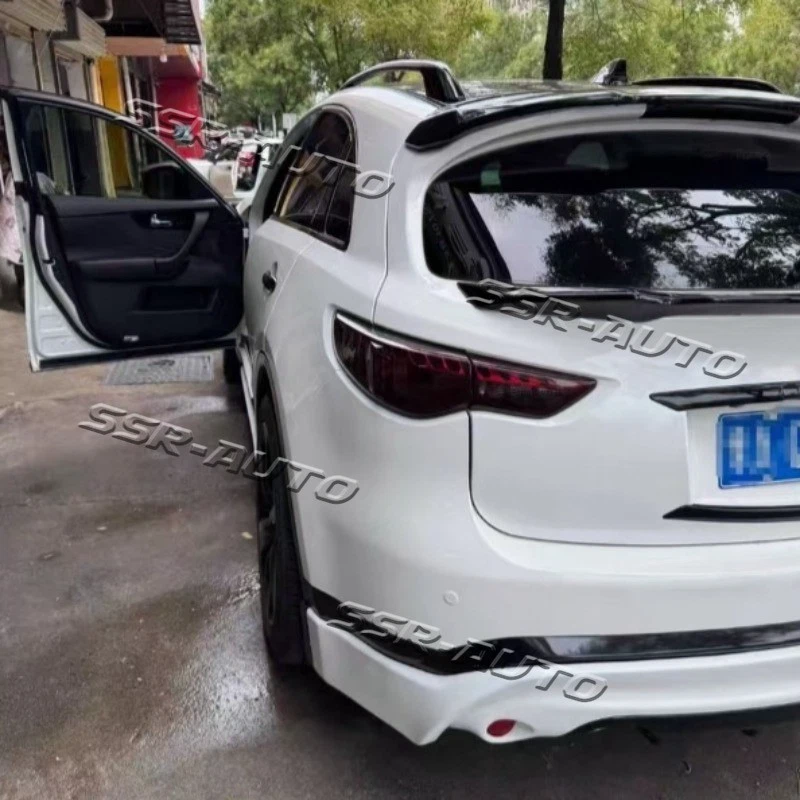 Alerón de techo trasero negro brillante para Infiniti FX35 FX37 QX70 2010-2017 Foto 4 de 4