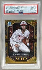 8982 Walker Jenkins 2025 Bowman Gold Refractor VIP Chrome Mega Box /50 PSA 10
