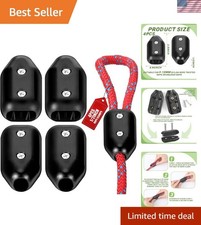 Weatherproof 1/2 Inch Rope Connector Clamps -...