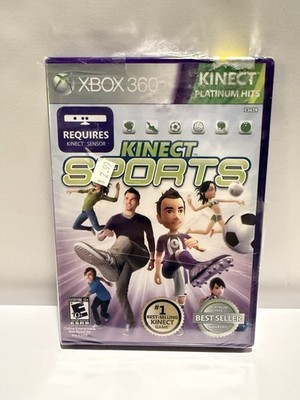 NEW Kinect Sports Microsoft Xbox 360 Video Game - New Sealed - Tear In Plastic