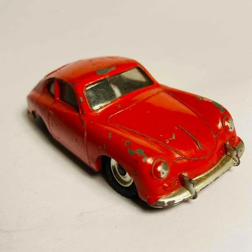 Dinky Toys #182 Porsche 356A Red - Original Vintage (ref34)