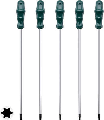 Extra Long Torx Screwdrivers Set, 5Pcs 12In Magnetic Torx Screwdrivers Set, T15