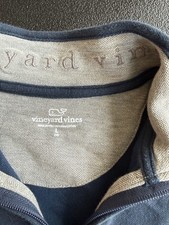 Vineyard Vines Long Sleeve Quarter Zip Pullover - Youth Size Large