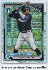 2024 Bowman Chrome #BCP-196 Andres Valor Prospects Mojo Refractors