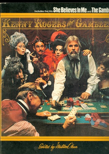 Kenny Rogers The Gambler 1979 sheet music songbook She Believes In Me