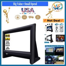 16ft Inflatable Outdoor Movie Screen with Air Blower - Front/Rear Projection