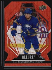 2022-23 Upper Deck Allure #64 Casey Mittelstadt Orange Slice