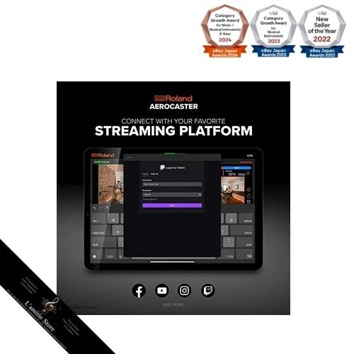 Roland Roland Aero Caster VRC-01 Full-Scale Recording und Live Distribution sind - Bild 4 von 4