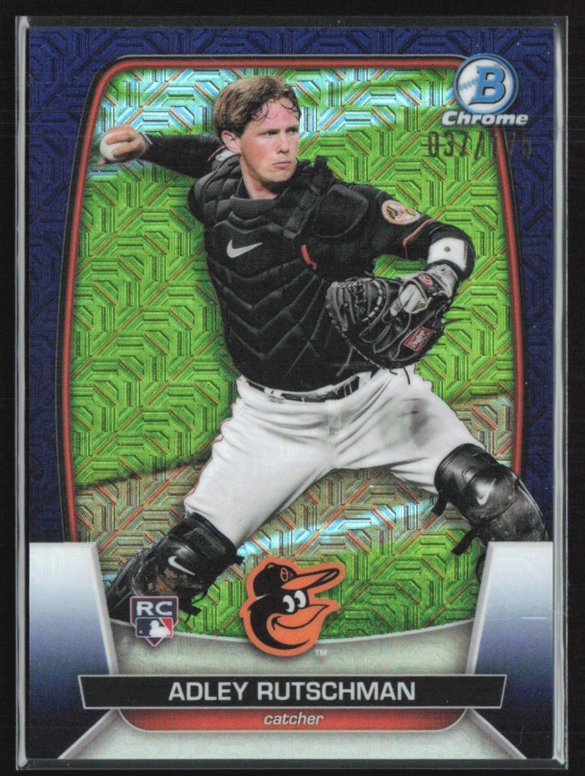 Adley Rutschman 2023 Bowman Chrome Mojo Mega Box Navy RC /175 #40 Baltimore