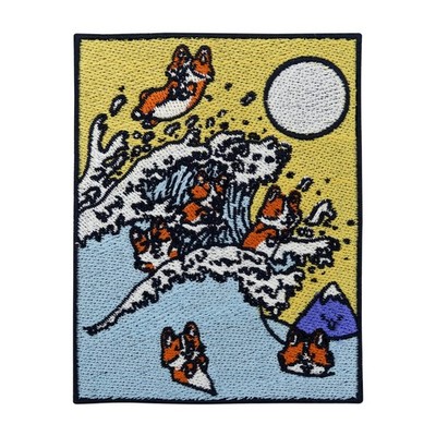 Patch zum Aufbügeln - Welpen Welle | Dog Patches, Tier Aufbügler, Hunde Aufnäher
