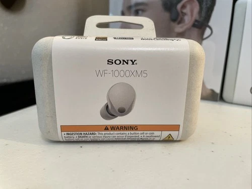 !!! NEW !!! Sony WF-1000XM5 Wireless In-Ear Headphones - Silver - FREE SHIPPING 
