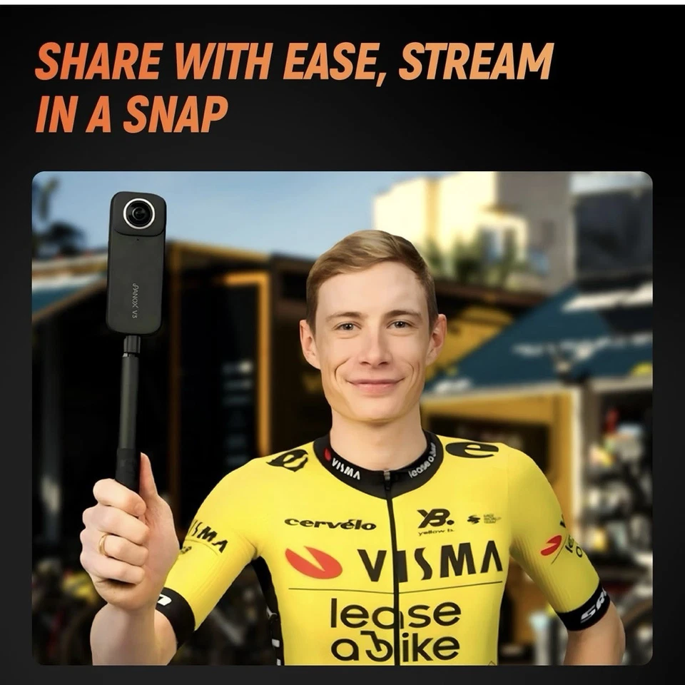 8K 360 Adventure Camera - Capture 12K, Photos, Waterproof, 5s Fast Share - Image 3 of 4