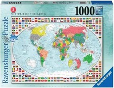 Portrait Of The Earth Puzzle 1000 Piece Jigsaw Puzzle