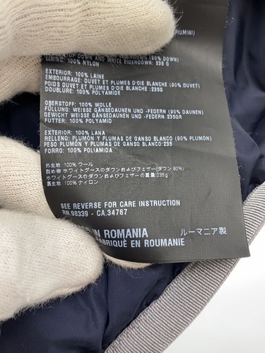 PRADA Down jacket 50 wool NVY SMC392 - Picture 5 of 6