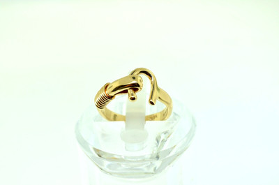 Sonya St Croix 14K Gelbgold Ring (Größe 3,75)