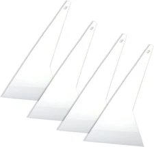 Window Tint Tools 4Pcs Long Handle Plastic Squeegee Window Tint Squeegee Wind...