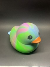 Sunny Days Jumbo Squeezy Duck   Tie-Dye Squishy Stress Relief Toy