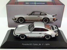 New 1974 Porsche 911 (930) Turbo No.1 Louise Silver 1:43 Spark Diecast Mode