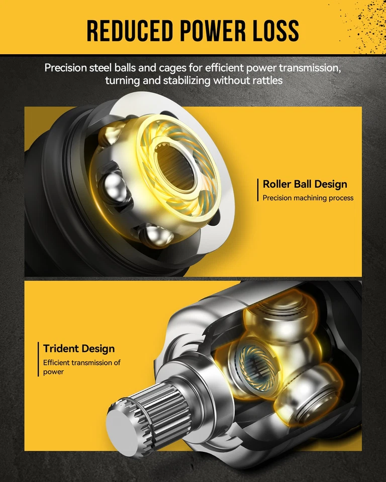 Front Right CV Axle Shaft Assembly For 1997-2001 Toyota Camry V6 3.0L with ABS - Image 3 of 4