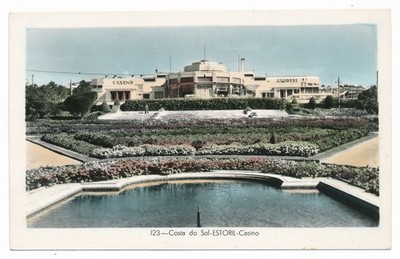Estoril Casino Costa do Sol Cascais Portugal Portuguese Riviera Near Lisbon RPPC