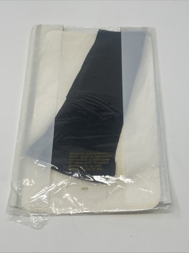 Vintage NEW Saks Fifth Avenue Demi Toe Knee High Off Black Fits 8.5-11 Nylon - Picture 4 of 4