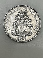 2000 Bahamas 5 Cent Coin