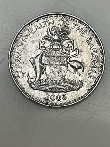 2000 Bahamas 5 Cent Coin