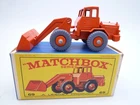 VINTAGE MATCHBOX LESNEY No.69b HATRA TRACTOR SHOVEL IN ORIGINAL BOX 1965