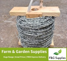 400m of barbed wire high tensile steel galvanised field paddock security fencing